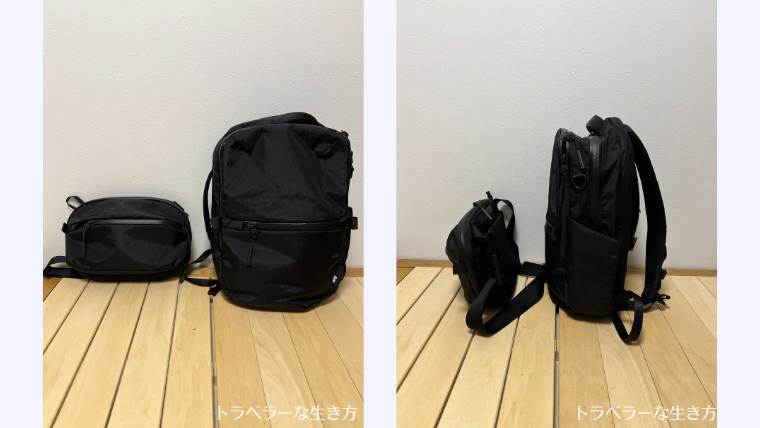 Day Sling 3 Max X-Pac、 City Pack、 比較