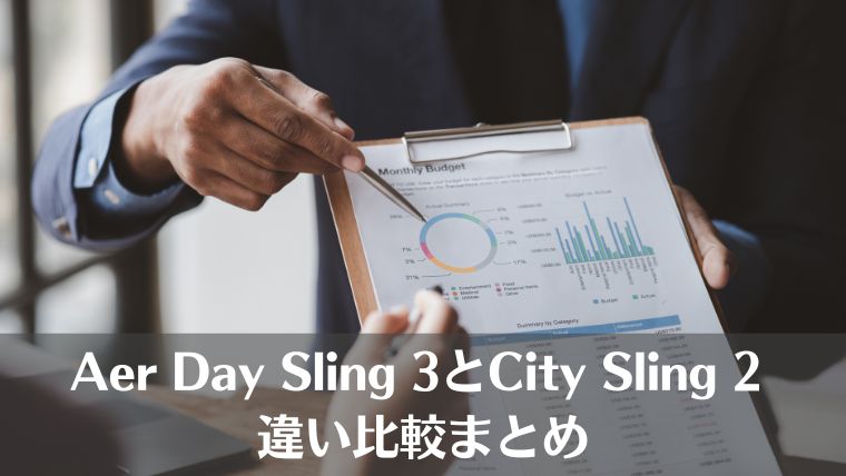 Aer Day Sling 3、vs、City Sling 2、違い、比較、おすすめ