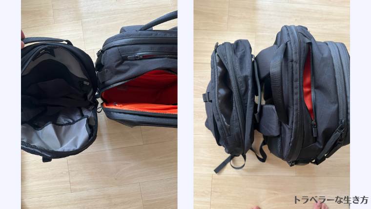 aer go pack, city pack pro 2, 比較